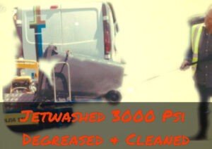 Jetwashed Degreased Cleaned wheelie bin cleaning service