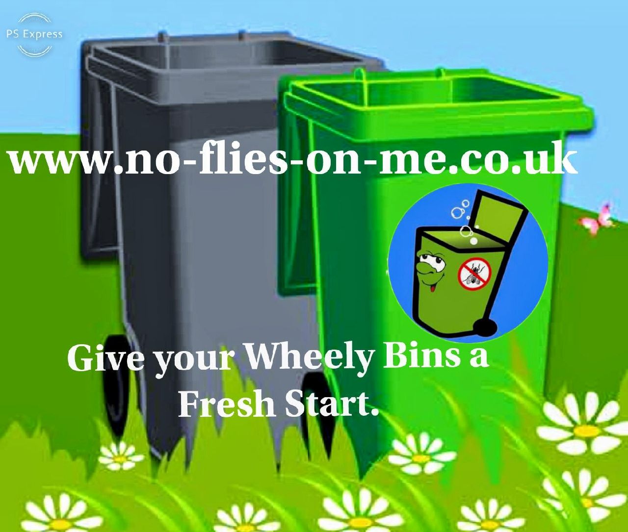 household Wheelie Bins Cleaned Gosport Fareham,no flies on me household bin cleaning service