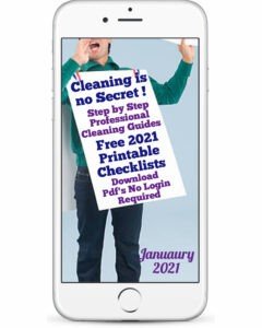 Cleaning is no Secret | Free Tips, Pdf’s ,Step by Step Professional Cleaning Guides
