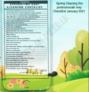 Ultimate Spring cleaning checklist, Pure Cleanliness no Dirty secrets