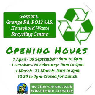Gosport HWRC's Opening Times Hours